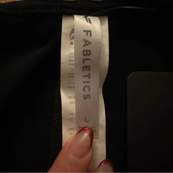 Fabletics Cloud Jersey Wide Leg Onesie in Black New with Tags Size Large - Picture 10 of 12